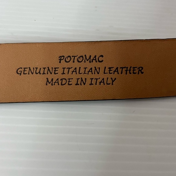 Trafalgar Potomac Brown Italian Leather Belt size 36 NWT - Picture 5 of 9